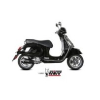 P.009.LDRB MIVV TERMINALE DI SCARICO MARMITTA DELTA RACE NERO PIAGGIO VESPA GTS 300 2021 2022