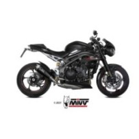 T.021.LDRC MIVV TERMINALE DI SCARICO MARMITTA DELTA RACE CARBONIO TRIUMPH SPEED TRIPLE 1050 R 2018