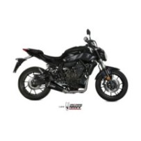 Y.044.LDRB MIVV TERMINALE DI SCARICO MARMITTA DELTA RACE NERO YAMAHA MT-07 700 2014 2015 2016 2017