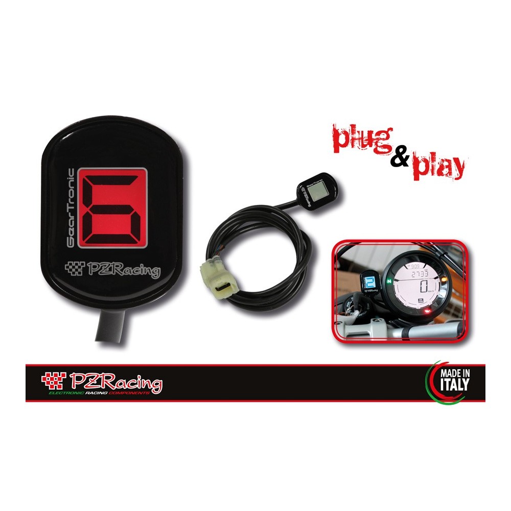 GT3100-H1 PZRACING GearTronic ZERO Contamarce moto Honda - plug and play