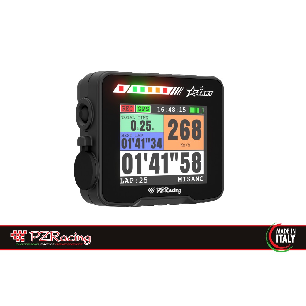 ST500-N PZRACING Start Next CRONOMETRO GPS 50HZ con acquisizione dati auto moto go-kart