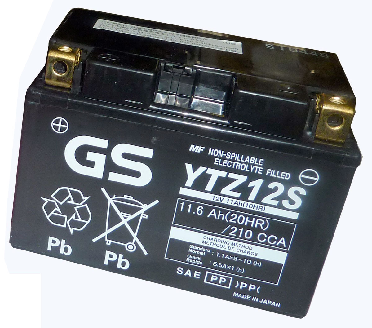 BATTERIA GS / YUASA GEL YTZ12S YAMAHA XP T-Max 530 2012 2013 2014 2015 ...