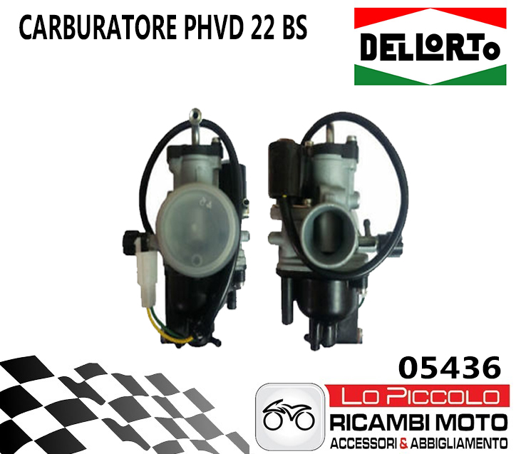 05436 Carburetor Dellorto Phvd 22 BS X Changes Engines 4T Dell'Orto | eBay