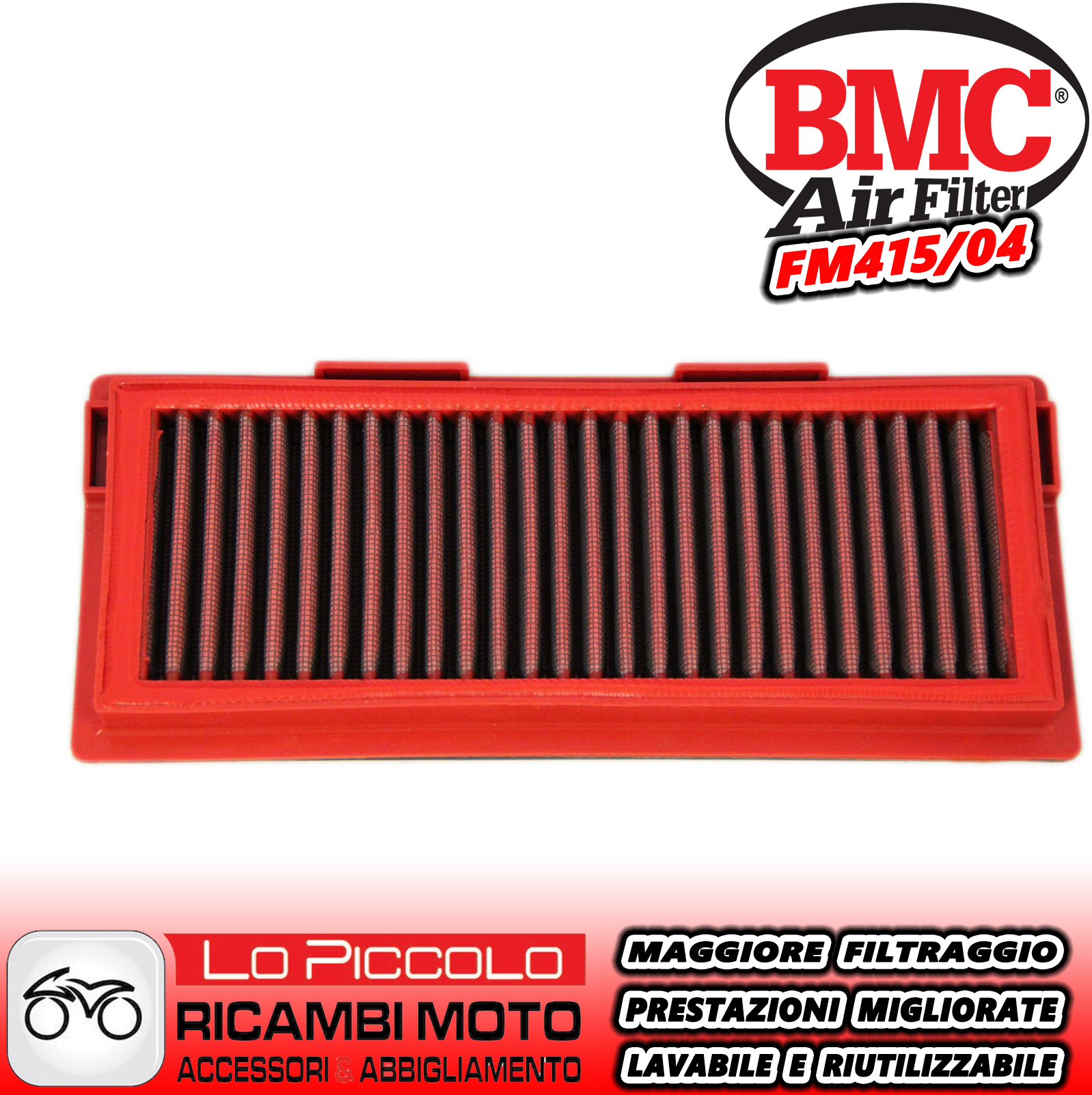 BMCエアフィルター | FM415/04（FILTRO ARIA BMC FM415/04