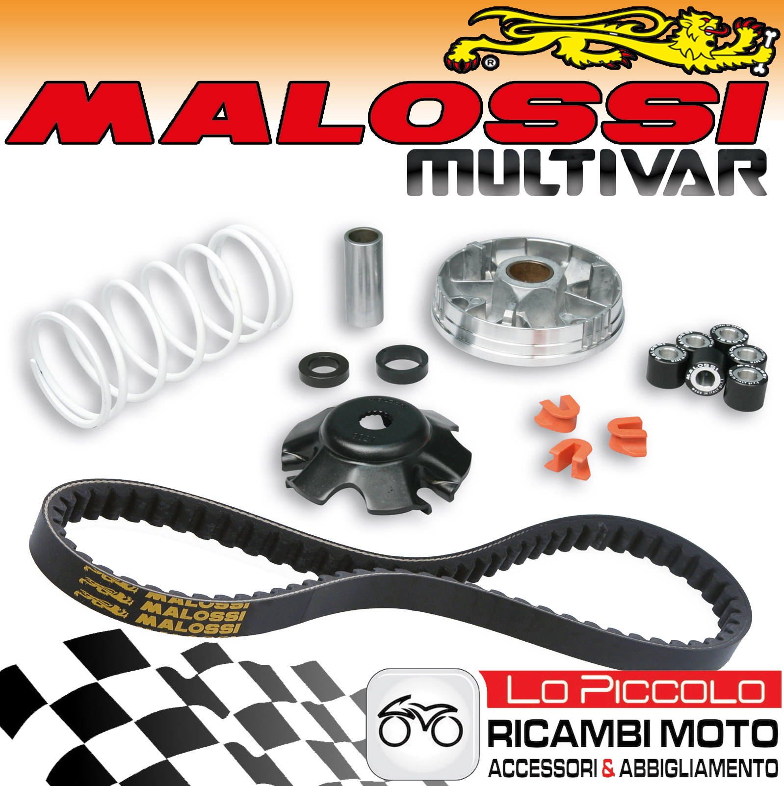 Malossi Multivar Variator Piaggio NRG 50 2T LC Belt