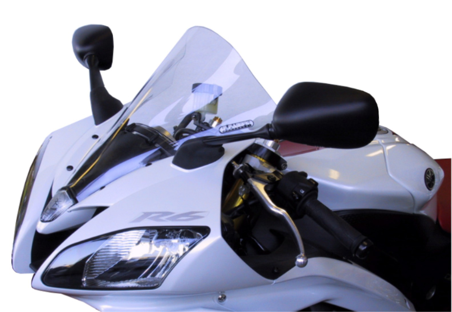 R Y064/DS FABBRI Double Bubble Dark Smoke Fairing For Yamaha
