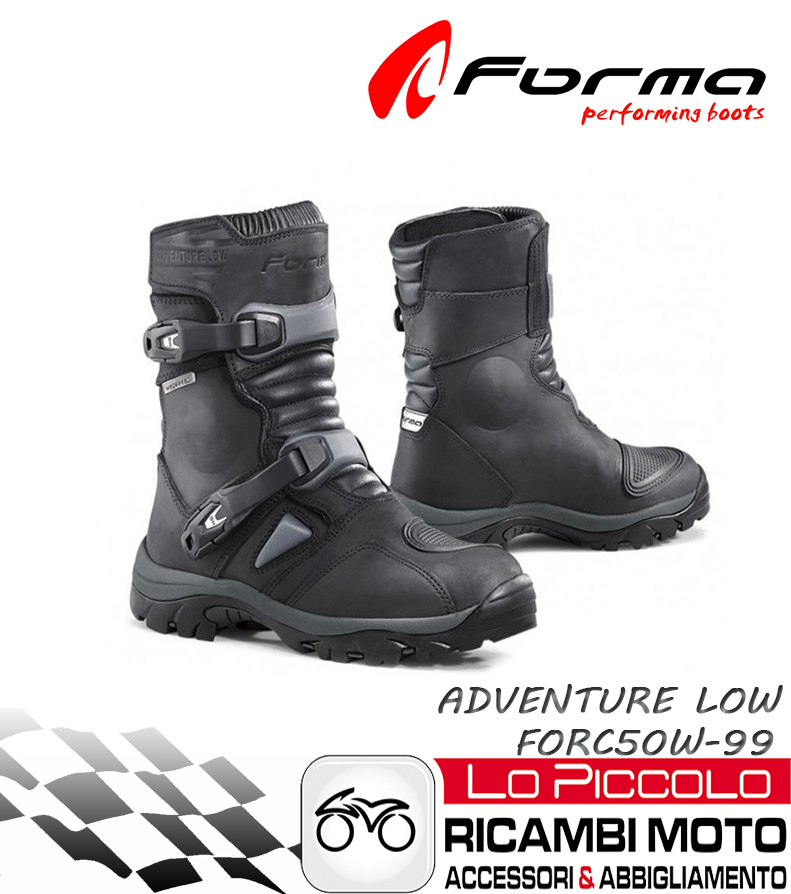 Forma Adventure Low Boots Short Black Off Road Atv Quad
