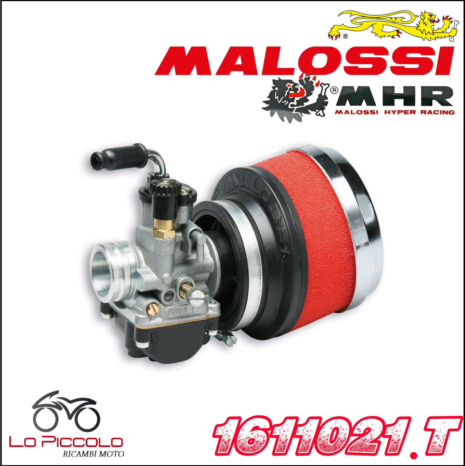 1611021 complete carburetor malossi mhr phbg 19 bs mbk 