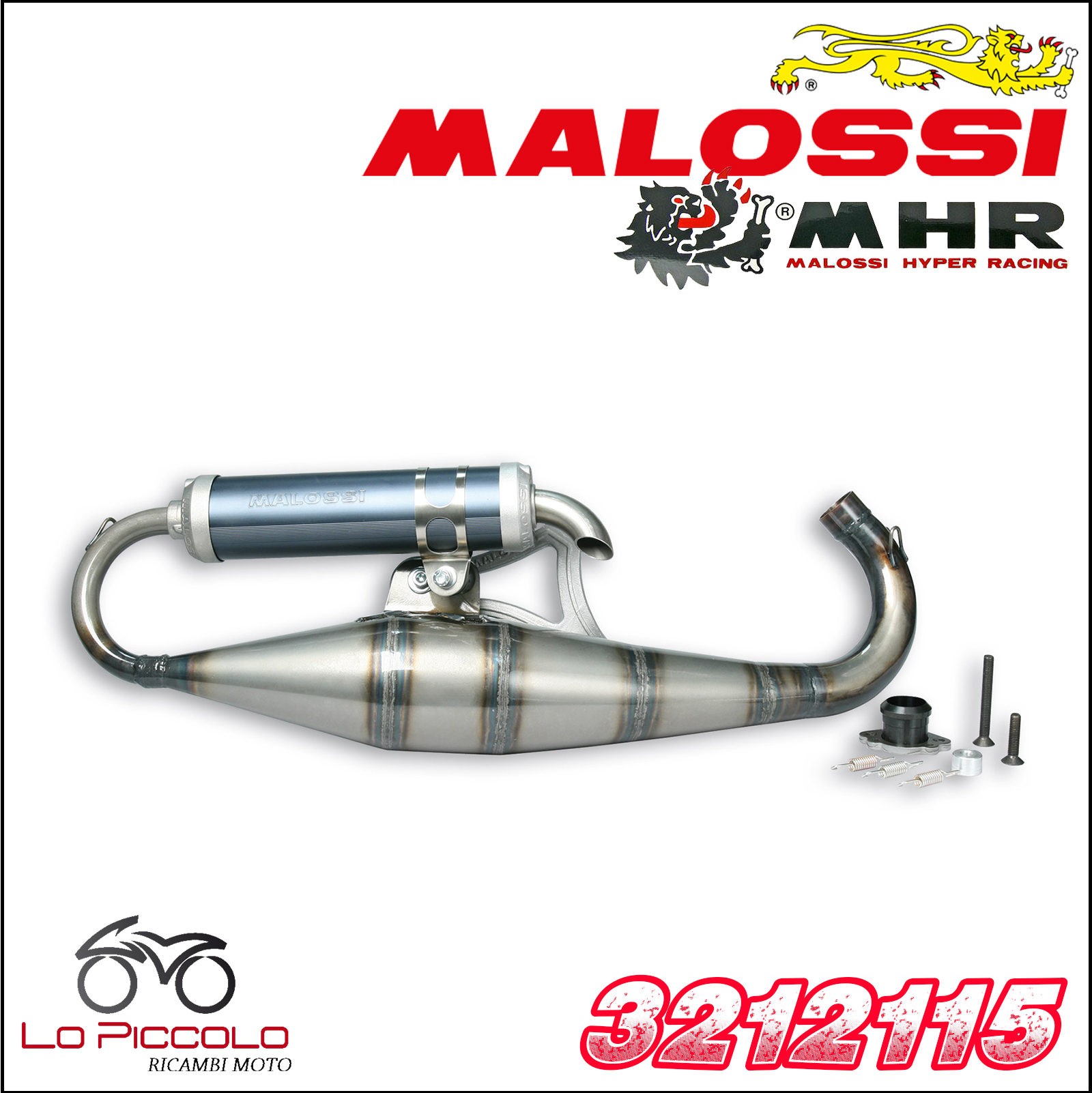 Exhaust Runner Malossi Trofeo Malossi Trofeo Cilindro Escape