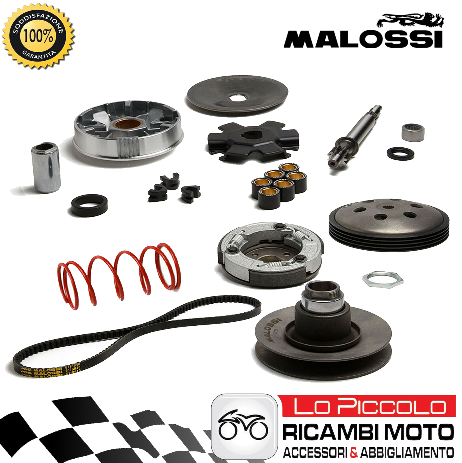 Cinghia Malossi X Special Belt Per Scooter - Compatibile Con Aprilia, Malaguti, MBK, Yamaha BW's 50, 6112730 - Foto 10