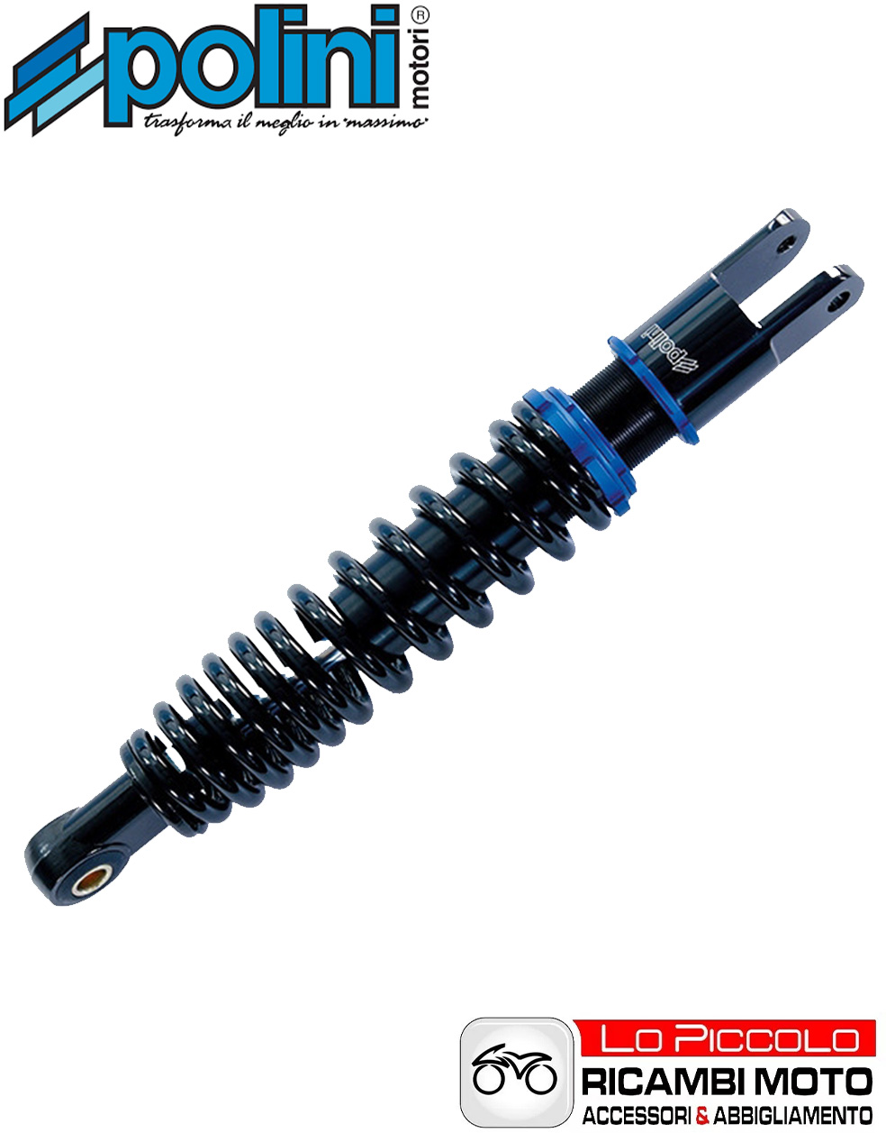 Reinforced Rear Shock Polini 290Mm Yamaha Bw's 50 Zuma Jog Rr | eBay