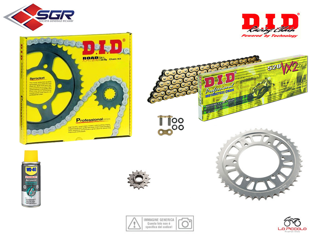 Kit De Transmission Pour Moto Cagiva Mito 125 (1989-1992) - Réf. 101170 / 26702 - Neuf