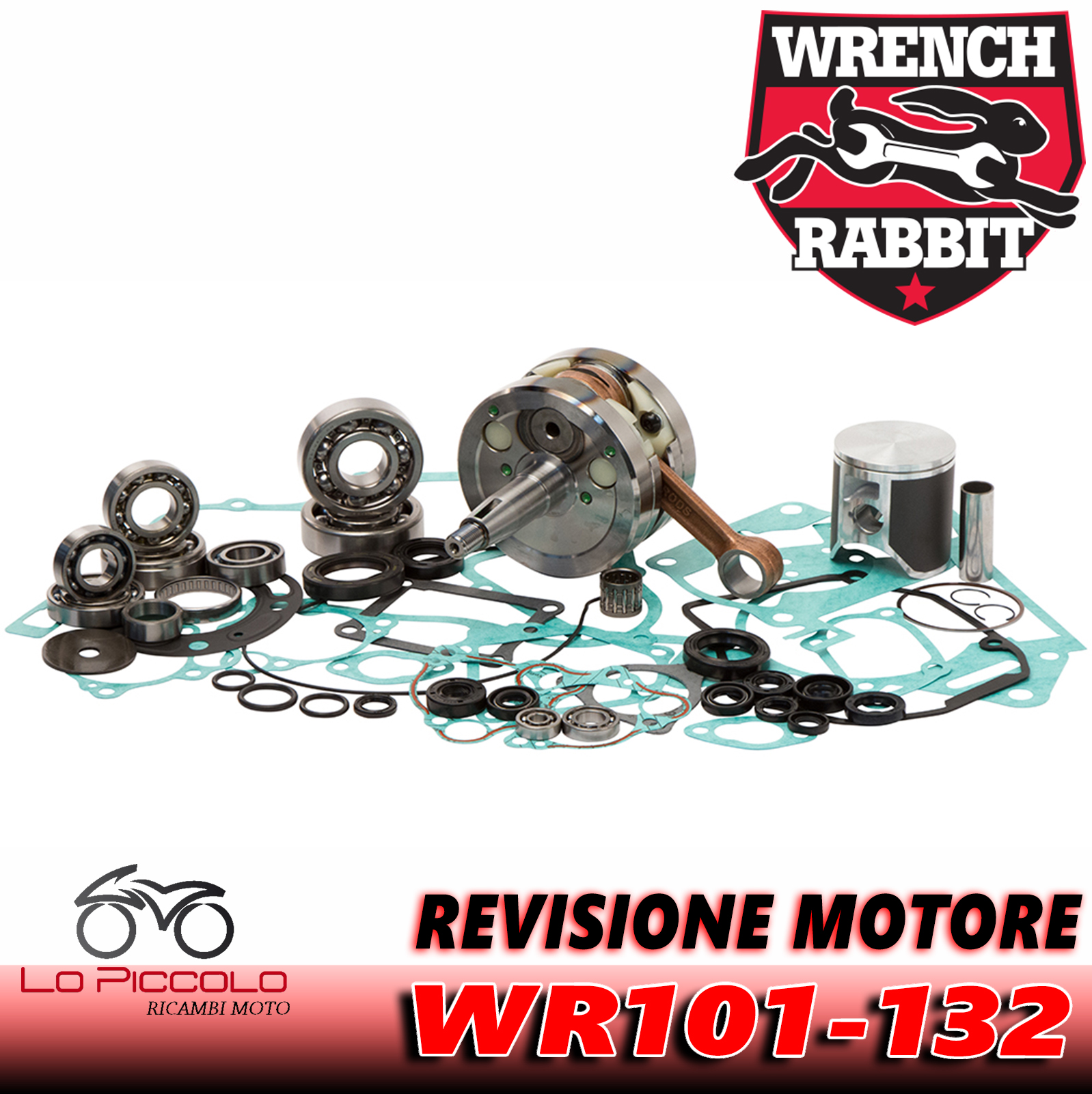 HONDA CR 125 R 1996 1997 WRENCH RABBIT KIT REVISIONE MOTORE ALBERO
